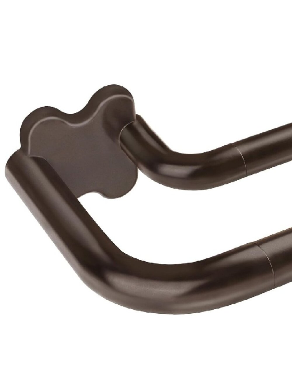 Bronze Long Double Curtain Rods for Windows